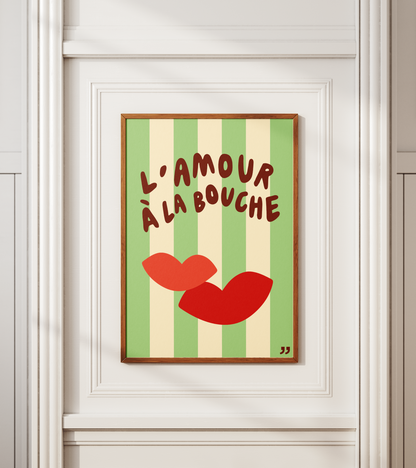 Poster L’amour à la bouche