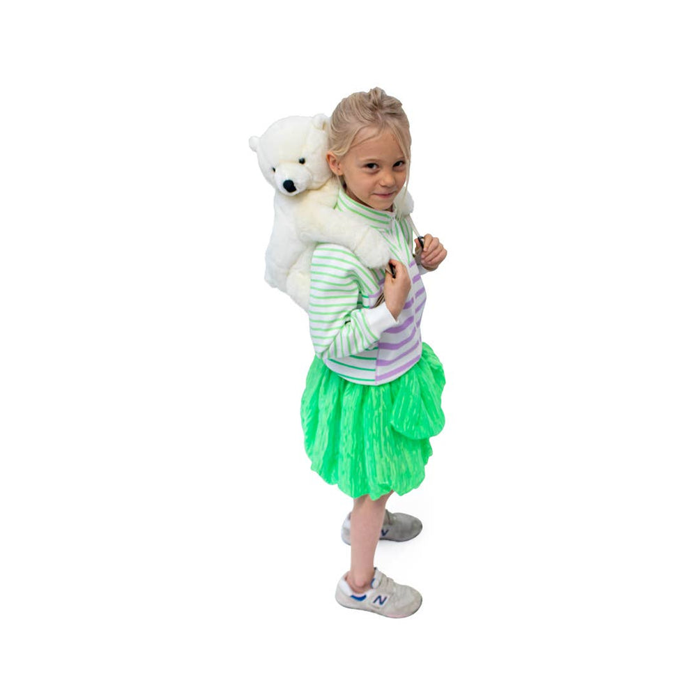 Sac à Dos Peluche Enfant Ours Polaire