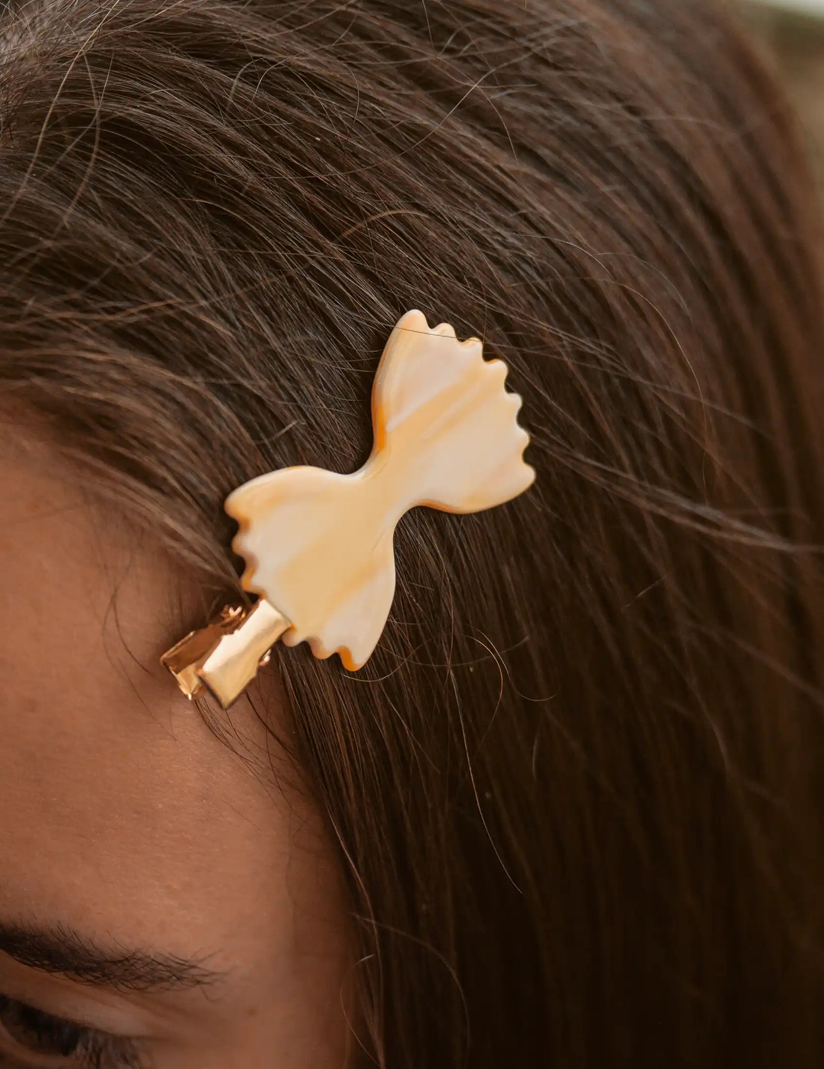 Farfalle – pâtes italiennes en nœud papillon pinces à cheveux sans pli | Joanna Behar – vue 3