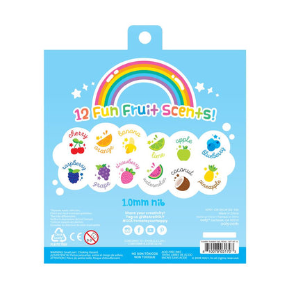 Set de 12 Stylos Gel Pailletés et Parfumés