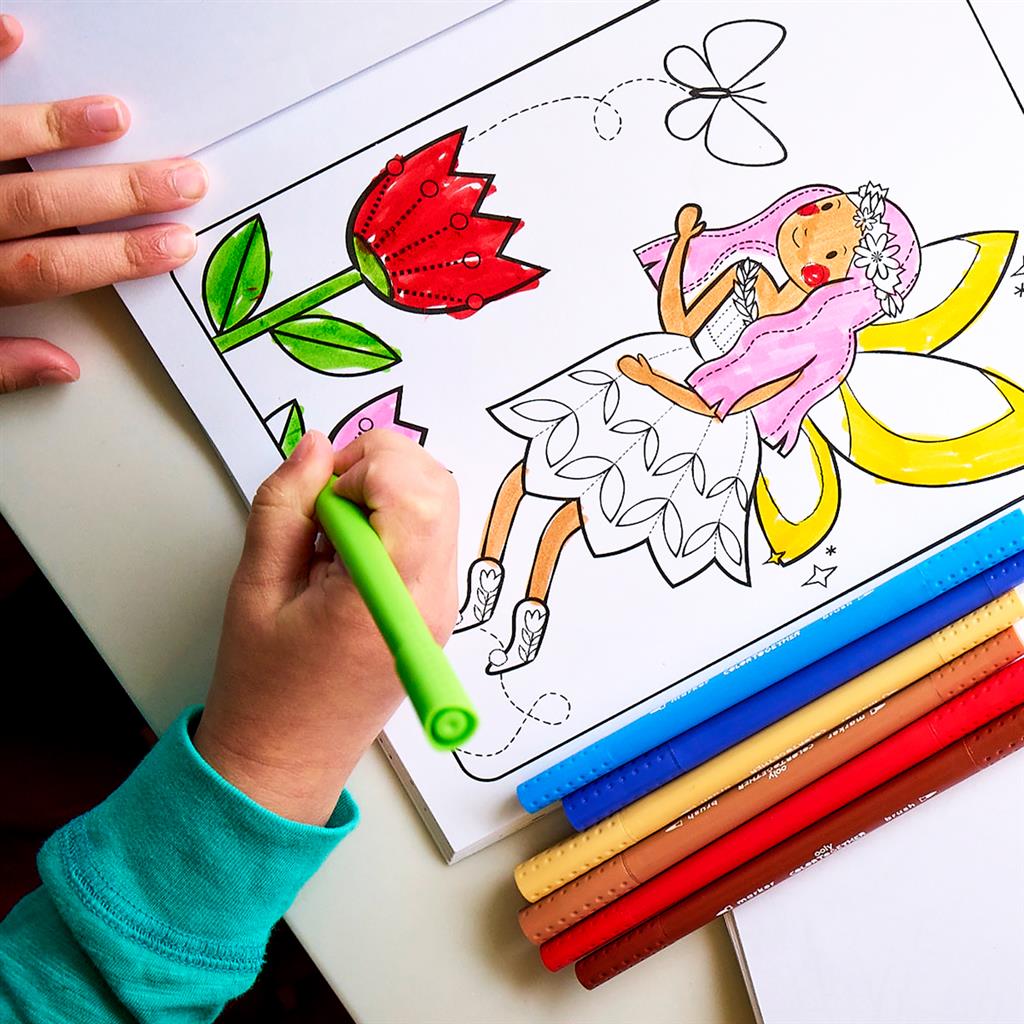 Set de 18 Feutres Multicolores