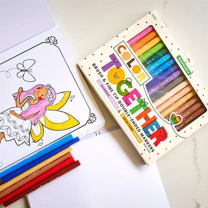 Set de 18 Feutres Multicolores