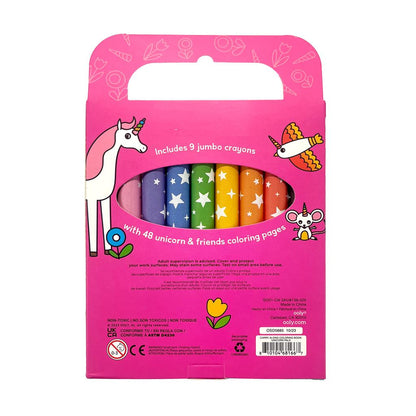 Coloring Kit with Book and Colored Pencils