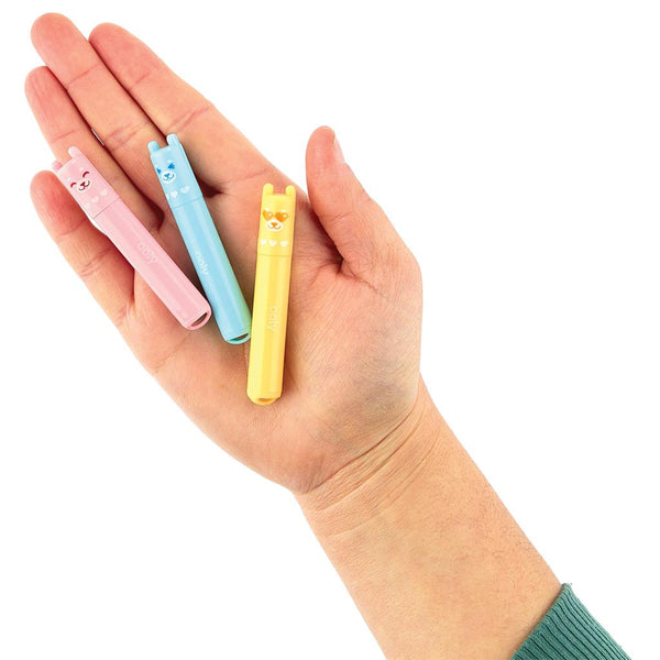 Set van 6 mini-markeerstiften met geur.