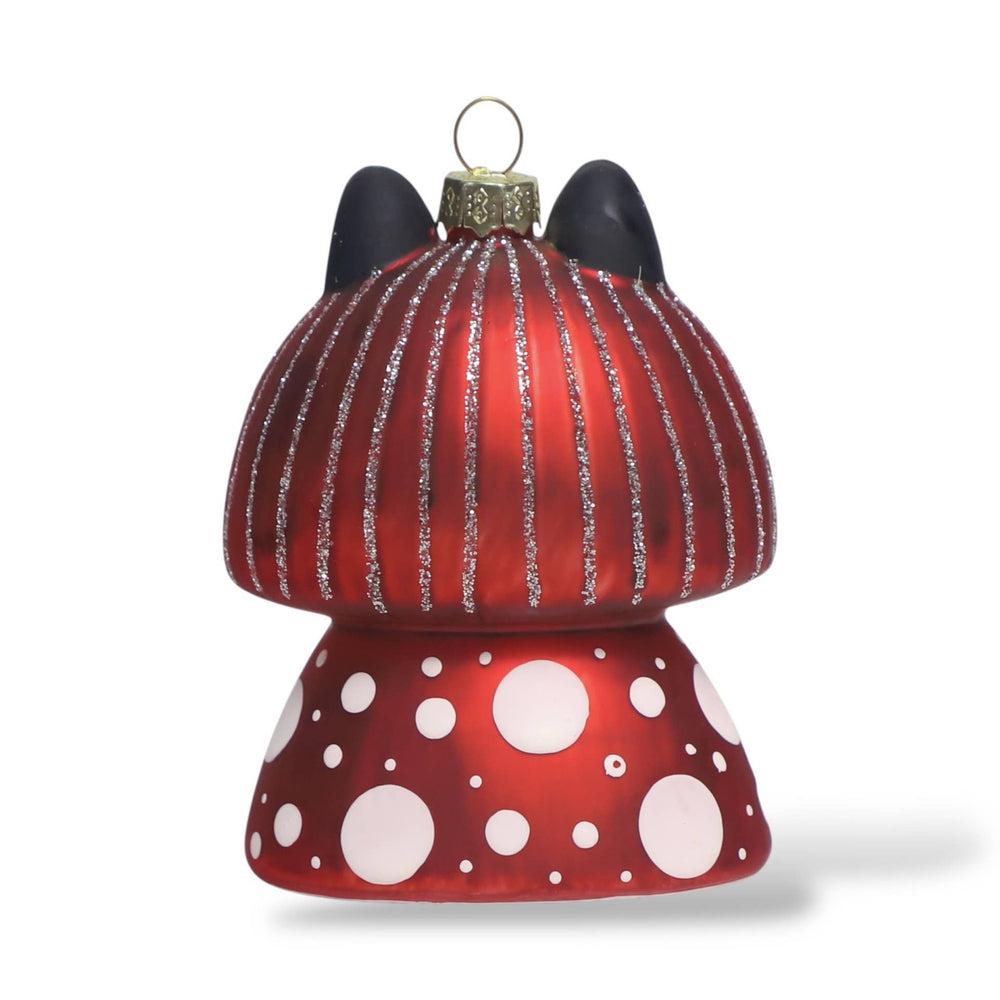 Weihnachtsanhänger « KusaMEOW » de Yayoi Kusama – schwarz-weiße Katze