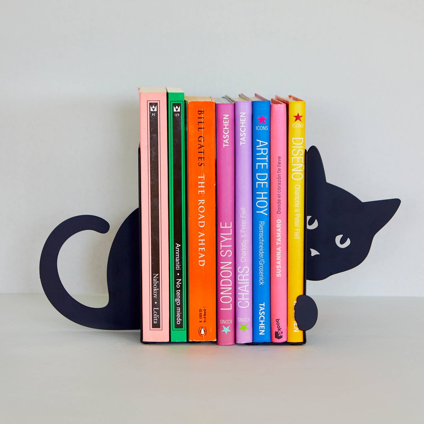 Serre-livre Chat Noir