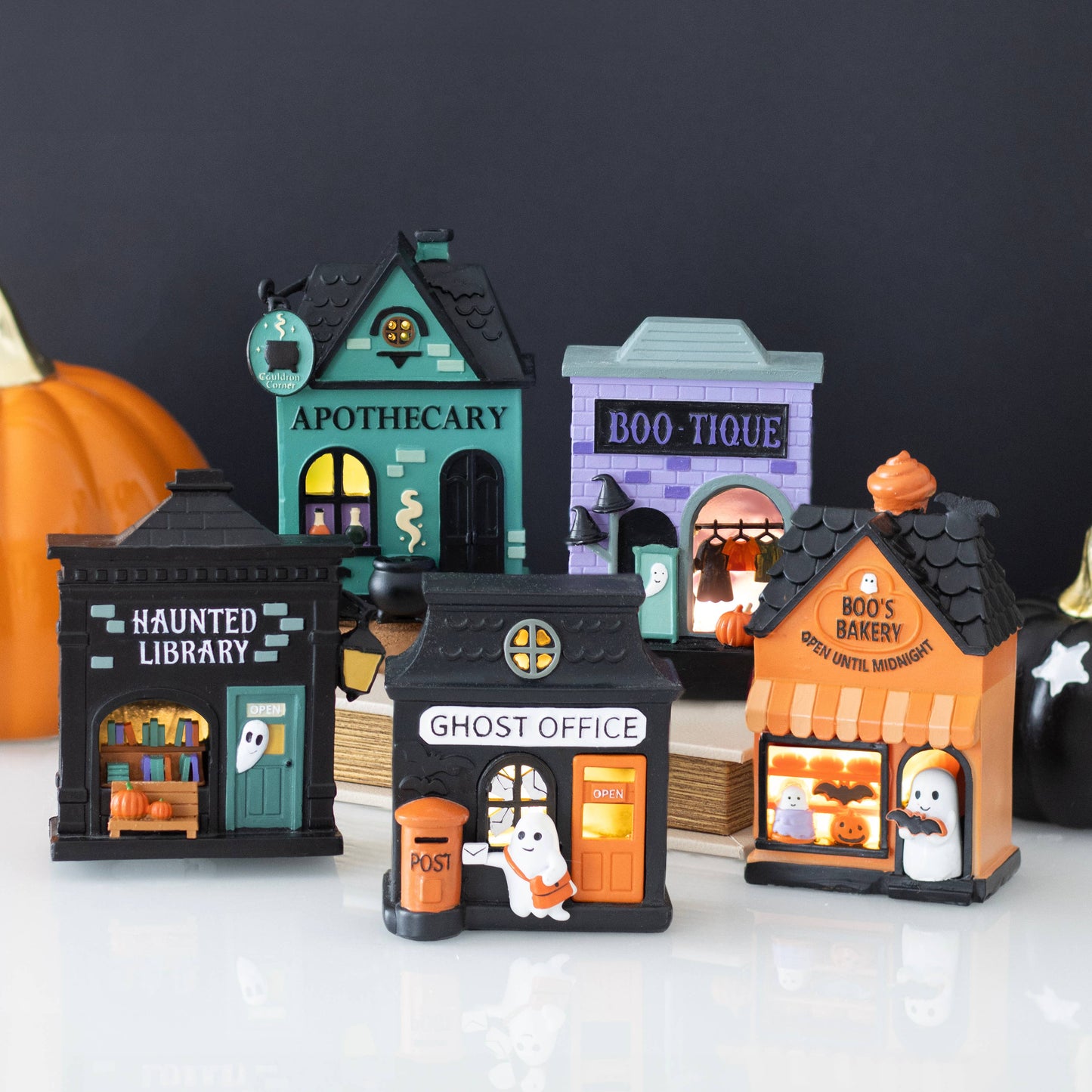 Décoration LED d'Halloween pour boutique d'apothicaire