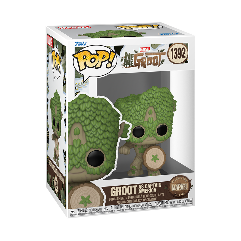 Pop! Groot as Captain America