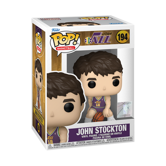 Pop! John Stockton with Purple Jersey 