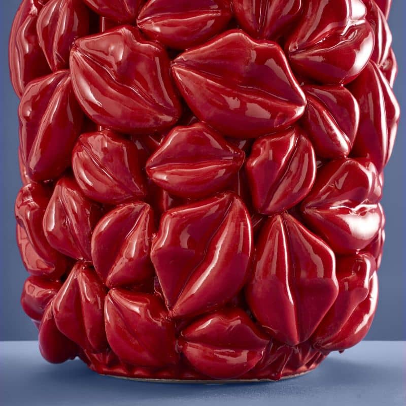 Red Lips Vase