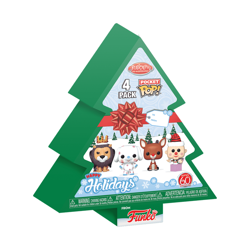 Pocket Pop! Feestdagen Rudolph het Rendier met de Rode Neus 4-pack 