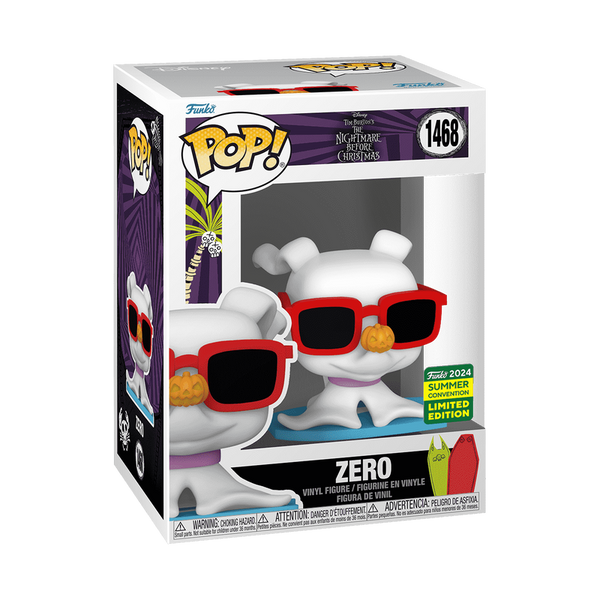 Funko Pop! Zero avec Lunettes de Soleil – L'Étrange Noël de monsieur Jack