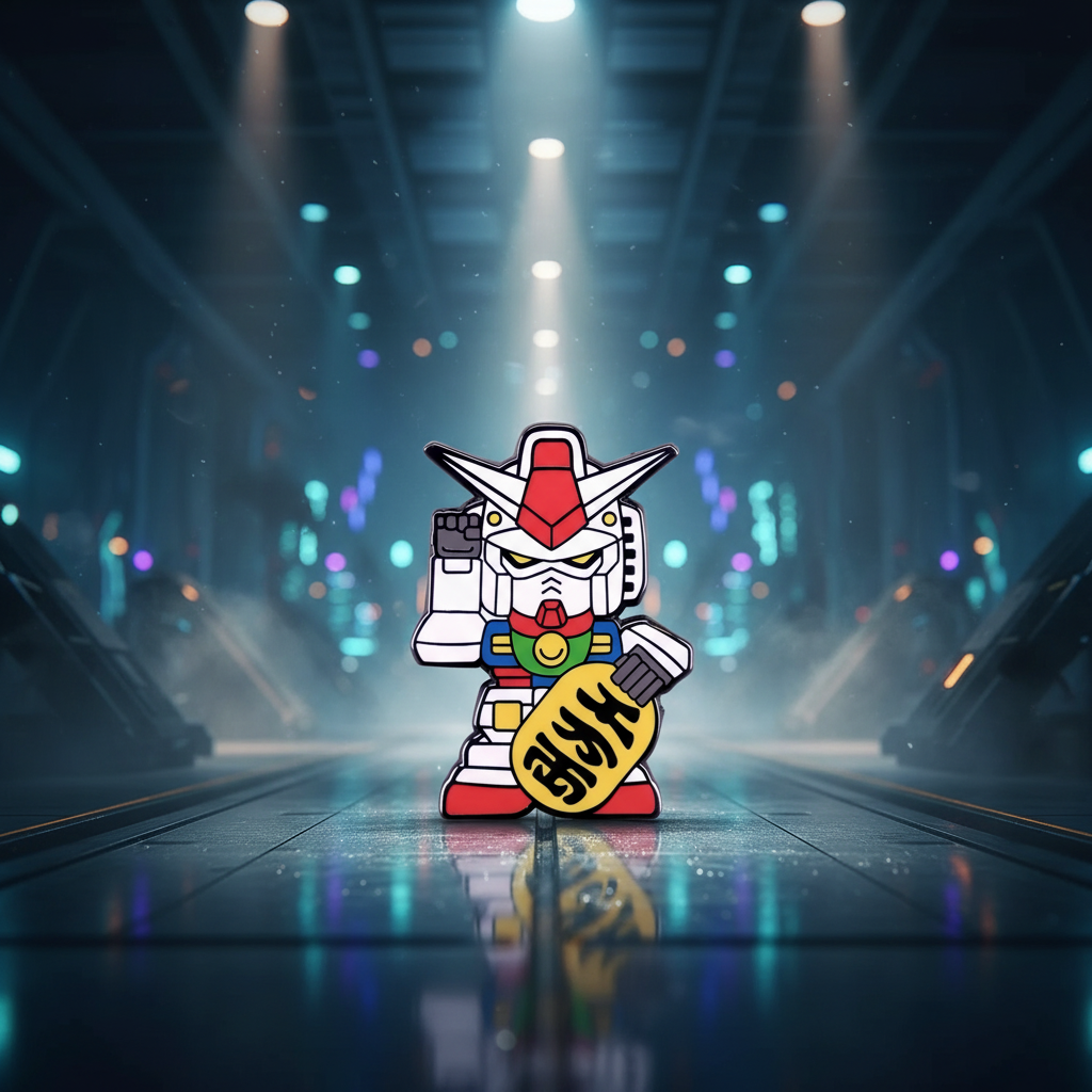 Gelukskat Robot Speld