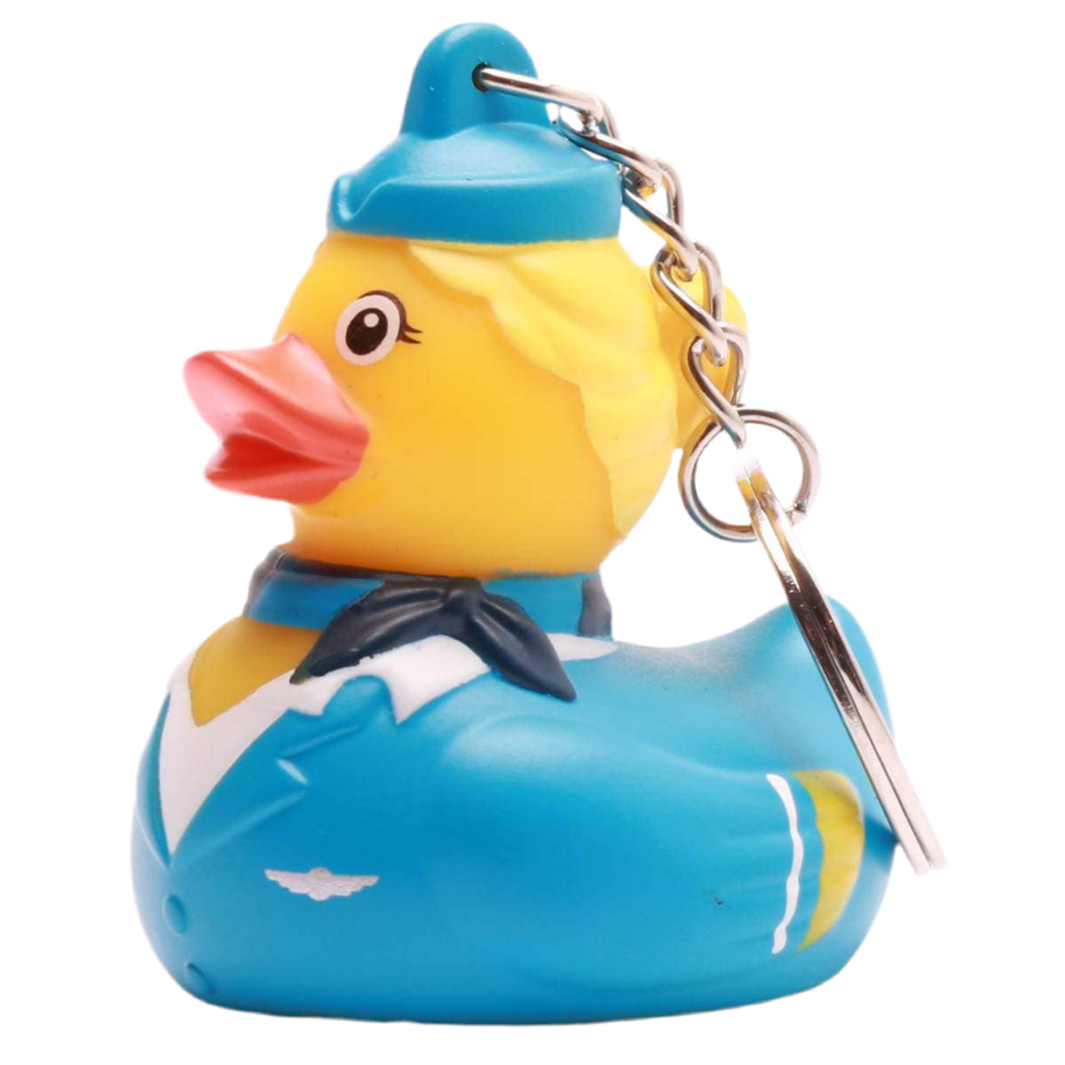 Porte-clés Canard Hôtesse de l'air Blonde