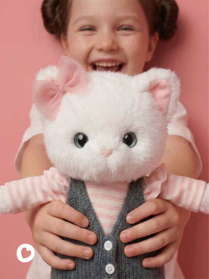 Peluche, Lucky Kitty, Lucky Sophie : Chaton élégant 38 cm 3+
