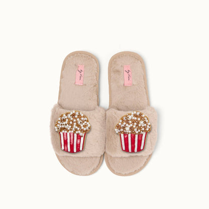 Paire de broches pour Chaussons - Popcorn