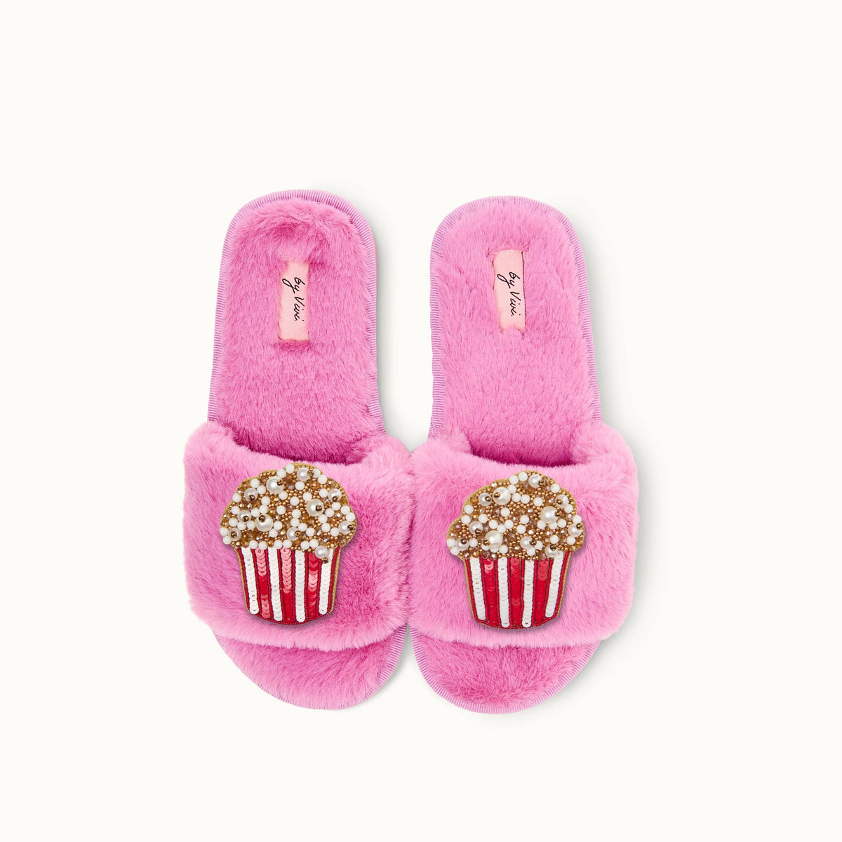 Paire de Broches pour Chaussons - Popcorn