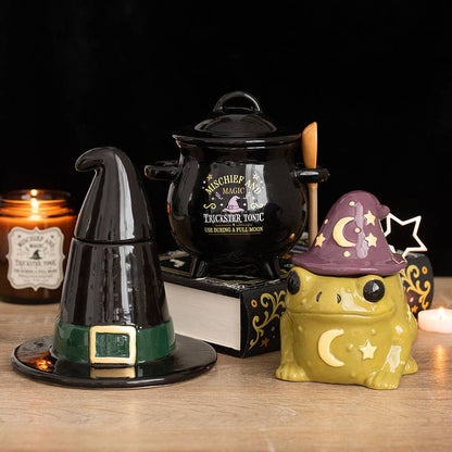 Mug en forme de crapaud magique pour Halloween avec cuillère