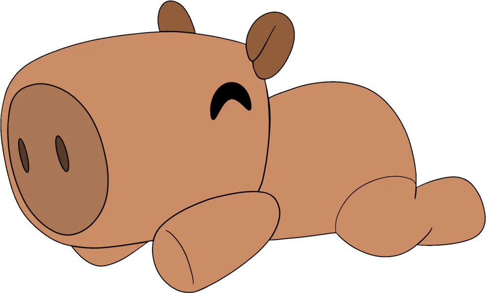 Capybara schouderknuffel