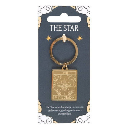 The Star Tarot Card Keychain