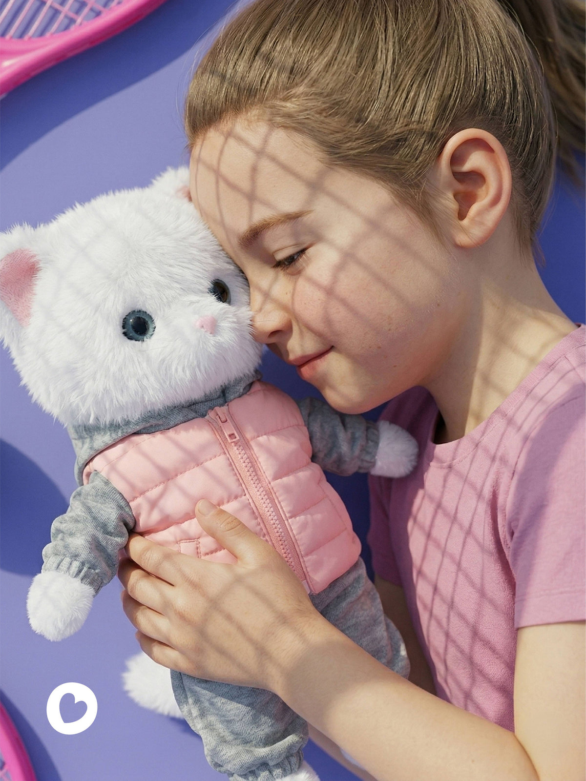 Peluche, Lucky Kitty, Lucky Sophie : Promenade sportive 38 cm, dès 3 ans