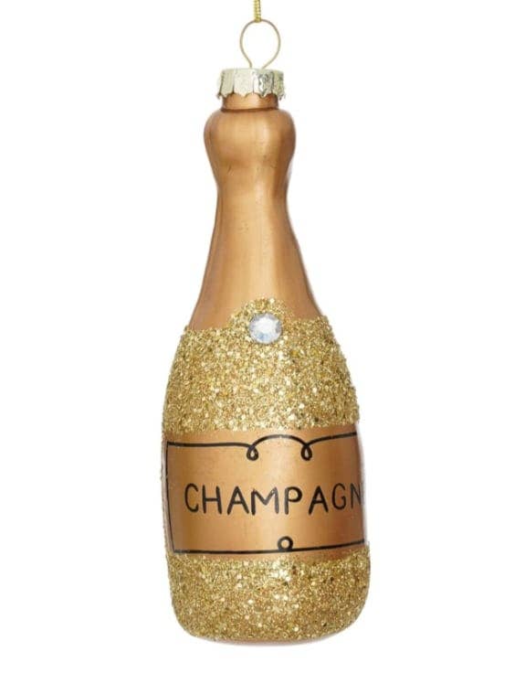 Hangende decoratie: Champagnefles