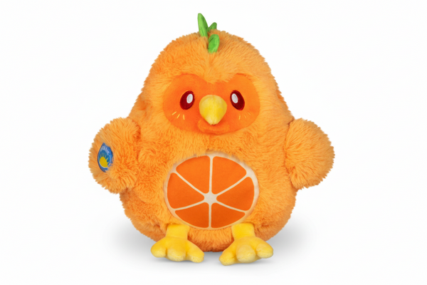 Mini knuffelbaar oranje kippetje