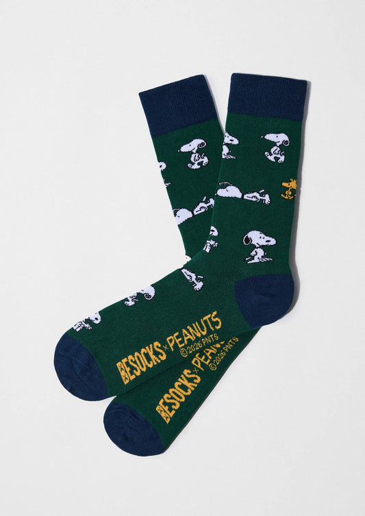 BeSnoopy Green - 100% Organic Cotton Socks