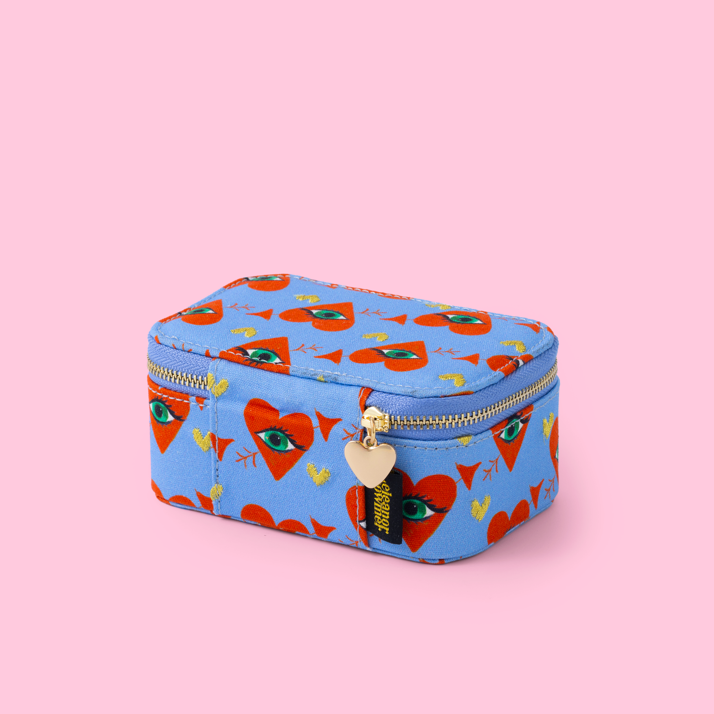 Sieradendoos met hartjes en ogen