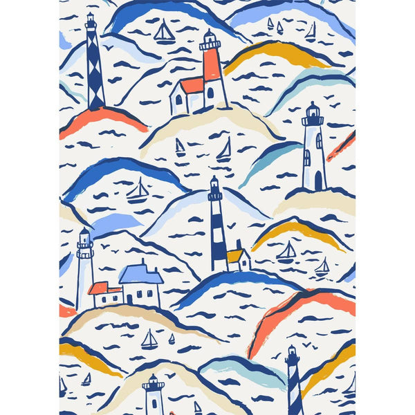 Torchon Scène de Phare, 71x51cm