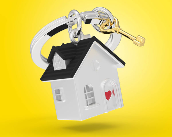 Sleutelhanger 'Huis van Geluk'