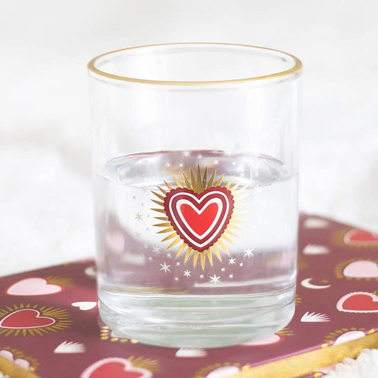 Sacred Heart Water Glass