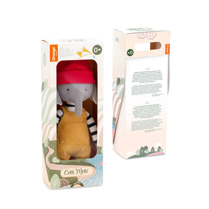 Cotton soft toy Alicio the elephant - 29 cm - 0+ months