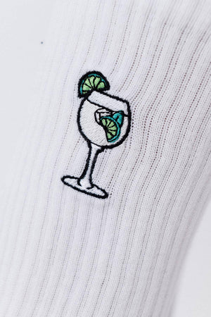 Chaussettes Brodées Hugo Spritz