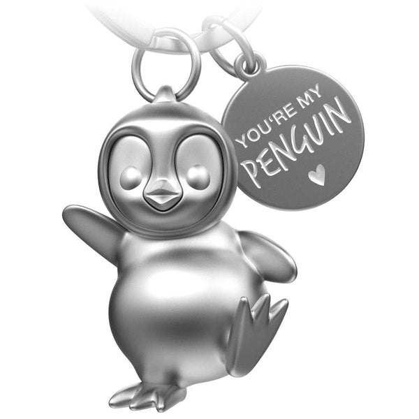 Pinguïn sleutelhanger "Jij bent mijn pinguïn" "Breezy"