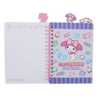 Hello Kitty Glitter Notebook - Sweets