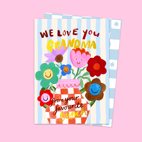 Nous t'aimons Mamie Carte