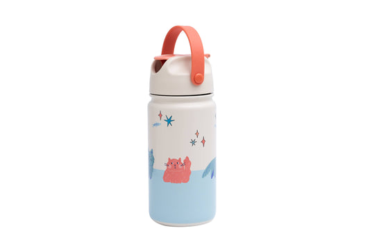 Meowtiful Cats Stainless Steel Insulated Water Bottle for Children