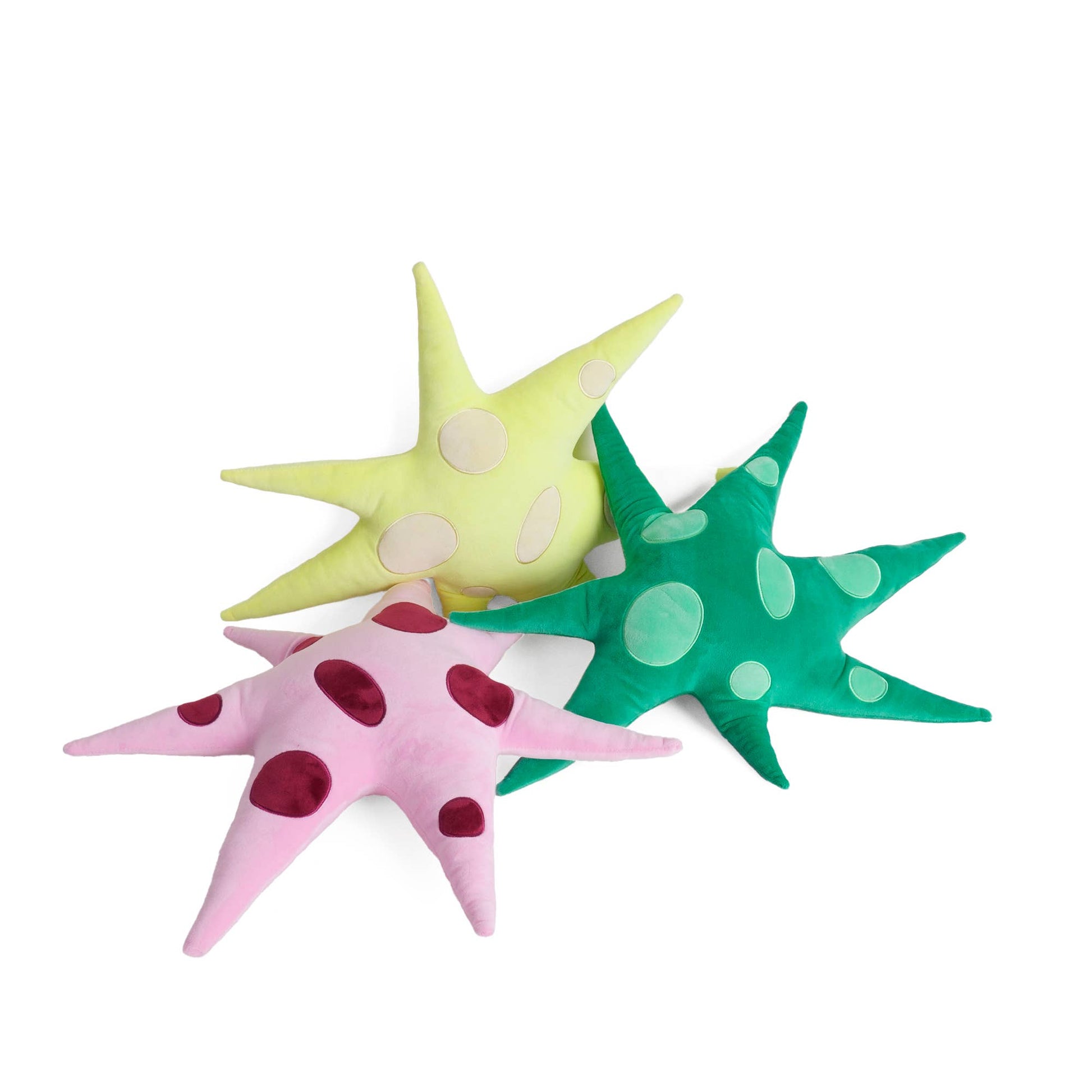 Coussin Étoile Polaire Citron Vert Helio Ferretti Vue 3