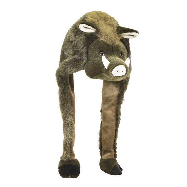 Chapeau en peluche Sanglier
