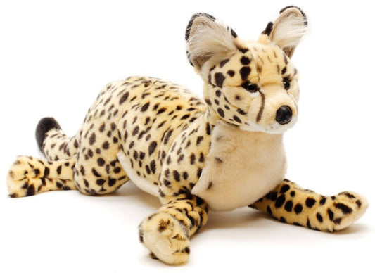 Peluche Chat de la savane couché