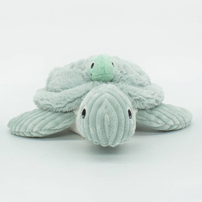 Peluche Ptipotos Maman et Bébé Tortue - Menthe