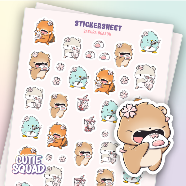 Sakura Season Sticker Sheets