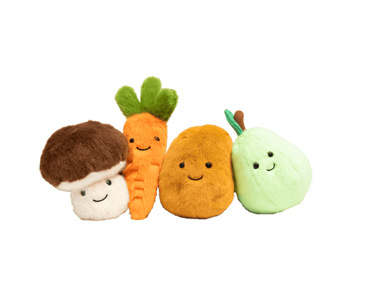 Ensemble Peluche Fruits & Légumes - Amis du Jardin