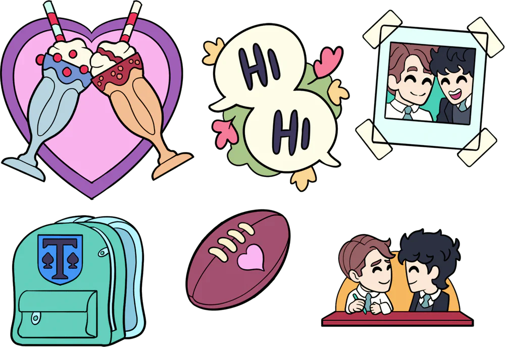 Set de 6 Pin’s Heartstopper - Édition Limitée