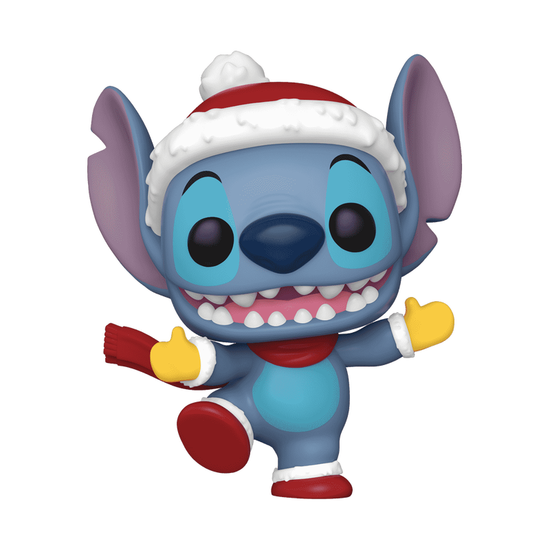 Pop! Stitch with Christmas Hat 