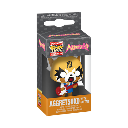 Pop! Keychain Aggretsuko with Guitar