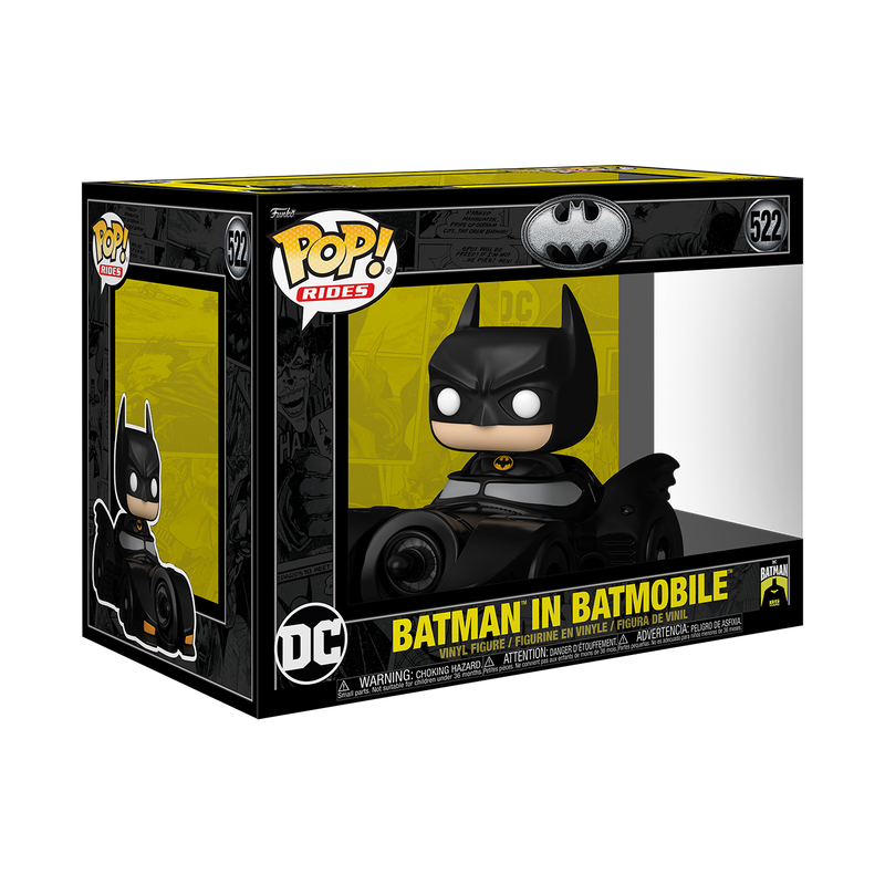Pop! Rides Deluxe Batman dans Batmobile (1989)