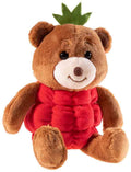 Peluche ours Razzy en framboise Heunec — 19 cm