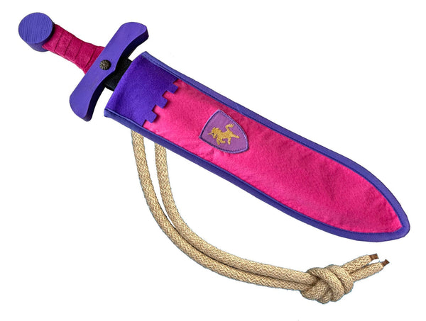 Softik Pink Foam Sword with Unicorn Sheath